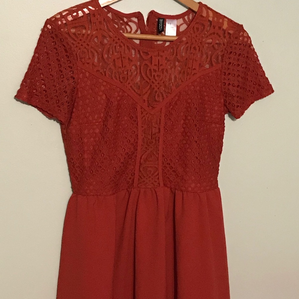 H&M Lace Corset Short Sleeve Dress - Picture 4 of 4